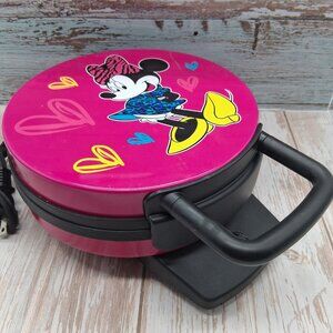 Disney Minnie Mouse Waffle Maker Model DMG-31 tested and fully functional